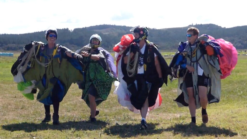Wingsuiting at Skydive Auckland